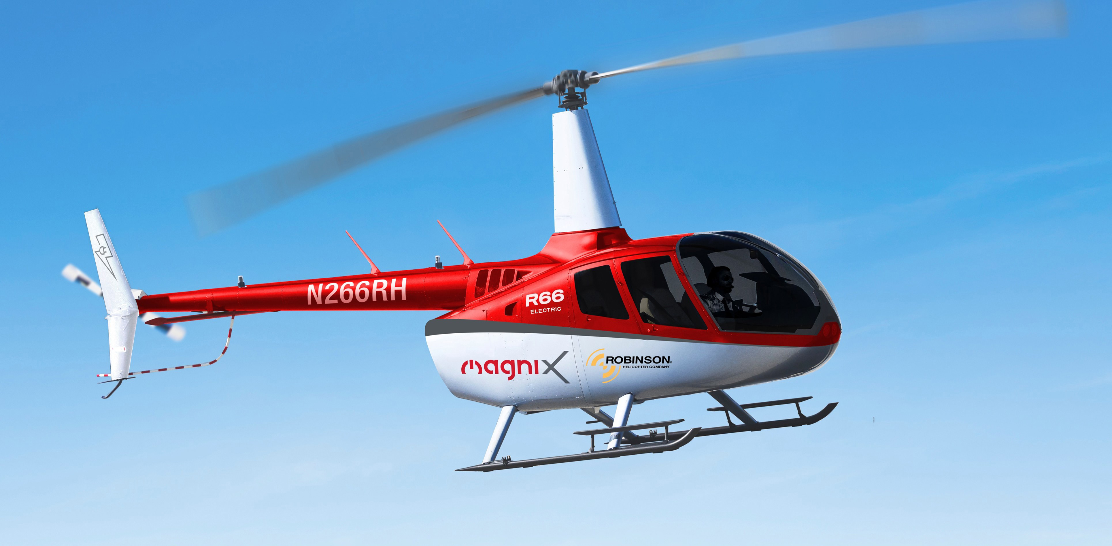 magniX, Robinson partner on R66 demonstrator