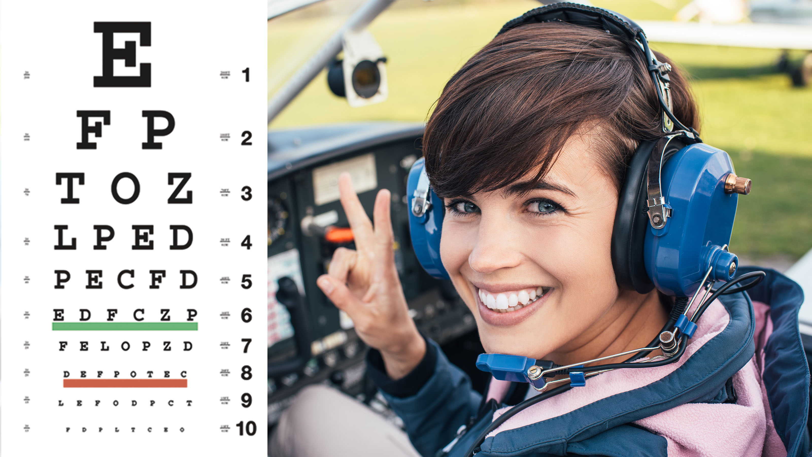 Pass the vision portion of your medical