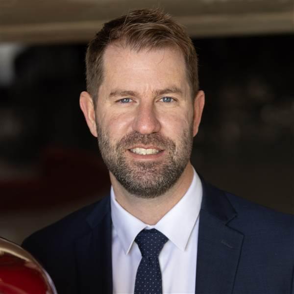 AOPA Legal Services Plan Attorney Patrick Brooke poses for a portrait at the National Aviation Community Center on December 16, 2025. Photo by Rebecca Boone.