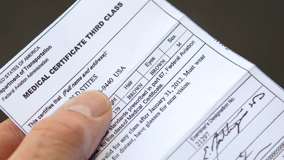 FAA Medical Application Status Check Request